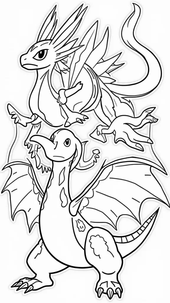 coloriage de pokemon légendaire imprimable